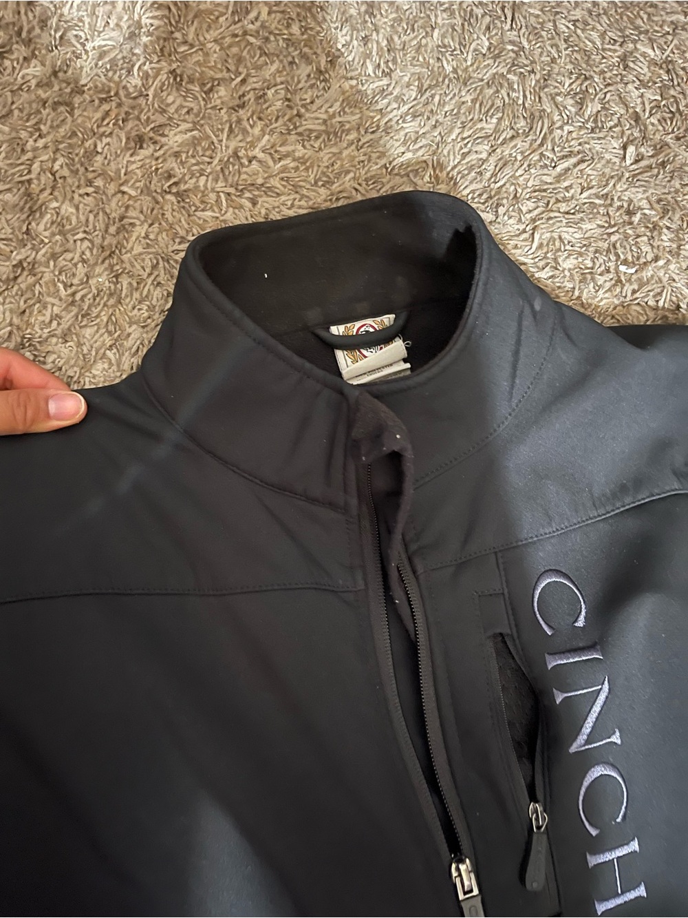 Cinch Black Softshell Performance Jacket - Picture 6 of 12